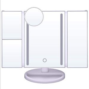 Vanity Makeup Mirror with 1X/2X/3X/10X LED